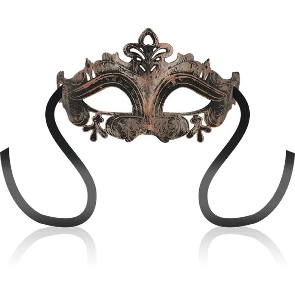 Venetian Style Mask Copper - Elegant Decorative Party Accessory