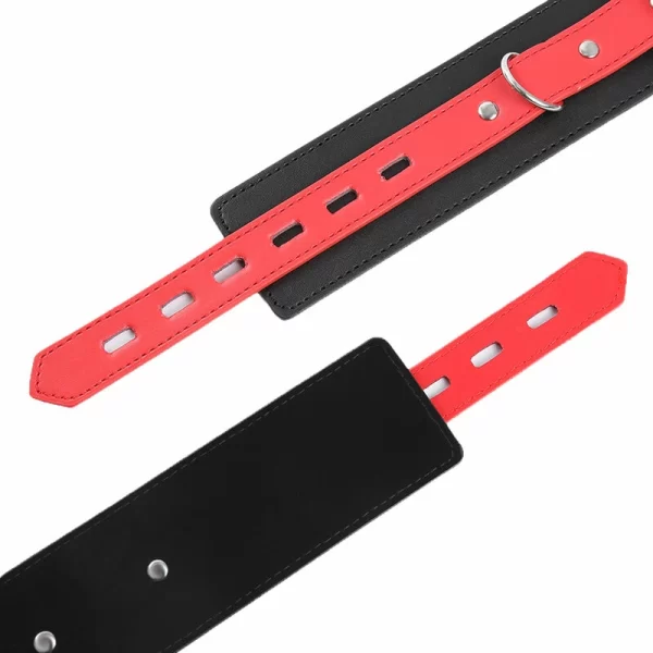 Fetish Adjustable Lock Buckle Wrist Restraints