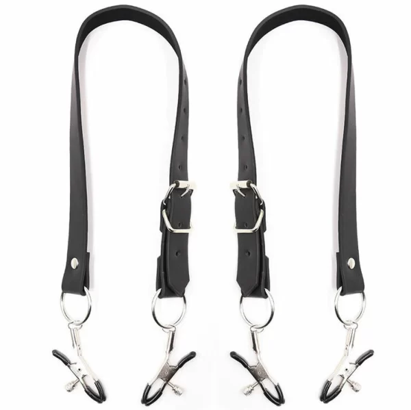 Premium Clitoral Clamps with Adjustable Leg Straps