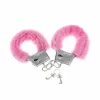 Picante Pleasure Soft Plush Handcuffs Pink - Adjustable Model