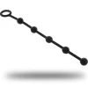 Silicone Anal Chain 23 cm - Flexible Bead Model with Safety Ring
