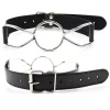 FETISH Spider Mouth Gag M 4.5cm Body-Safe PVC/Iron Black
