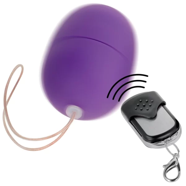 Vibrating Wireless Egg Purple - Remote-Control