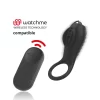 Alan Intimate Ring Black-Silver USB Rechargeable