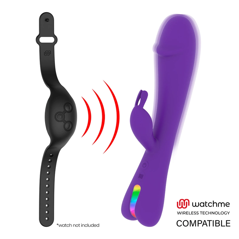 Mr Boss Aitor Rabbit Liliowy - Bezprzewodowa technologia Watchme