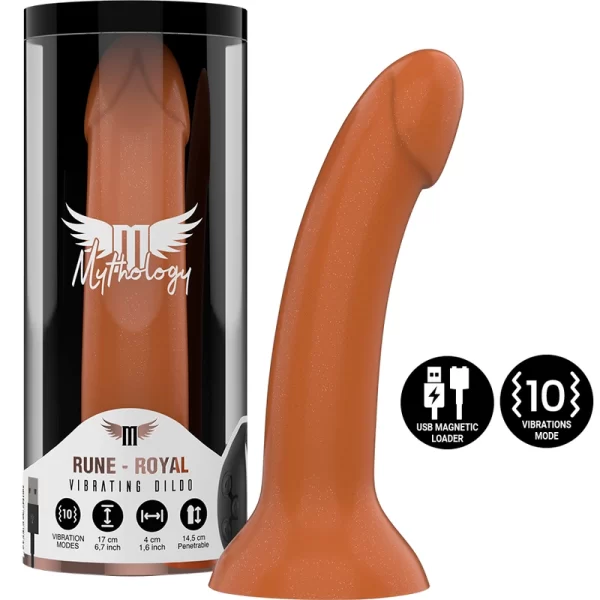 Rune Royal Wireless Vibrating Intimate Device - Gold Silicone