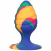 Cheeky Medium Swirl Plug Silicone Tie-Dye 7.5cm