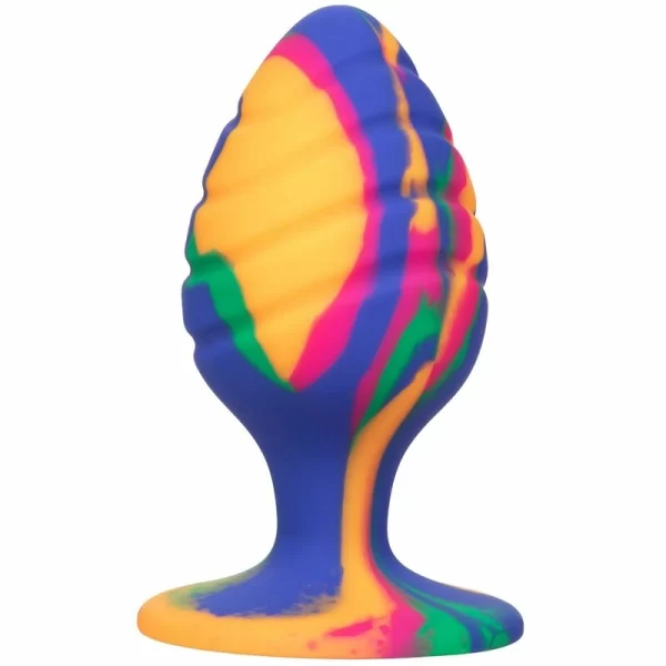 Cheeky Large Swirl Plug Silicone Tie-Dye 9cm