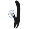 Black & Silver Storm Rotation Vibe silikonowy model rotacyjny USB 24cm
