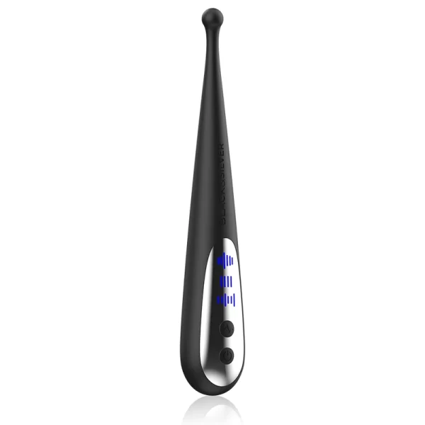 Black&Silver Kenneth Model - Precision Silicone Vibration