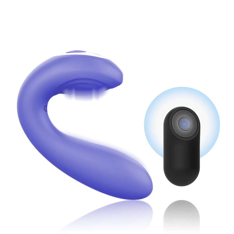 JOSEF Intimate Duo Device Pulsation & Vibration Remote 12cm Blue