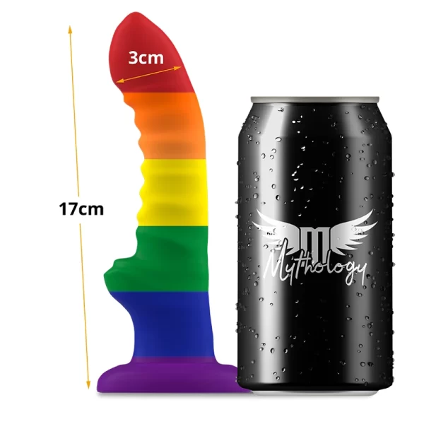Mythology Colby Pride M - silikonowy model anatomiczny z przyssawkÄ…