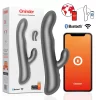 Oslo Vibration & Rotation Black - Dual Action App-Controlled Device