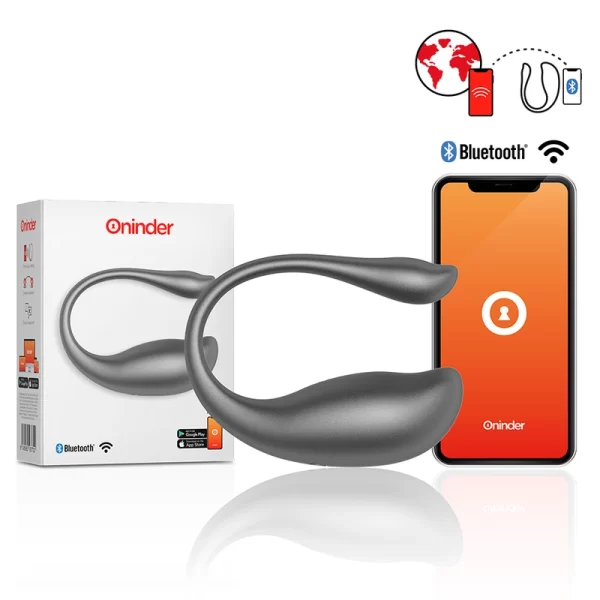 Nairobi Vibrating Egg Black - App-Enabled Intimate Device