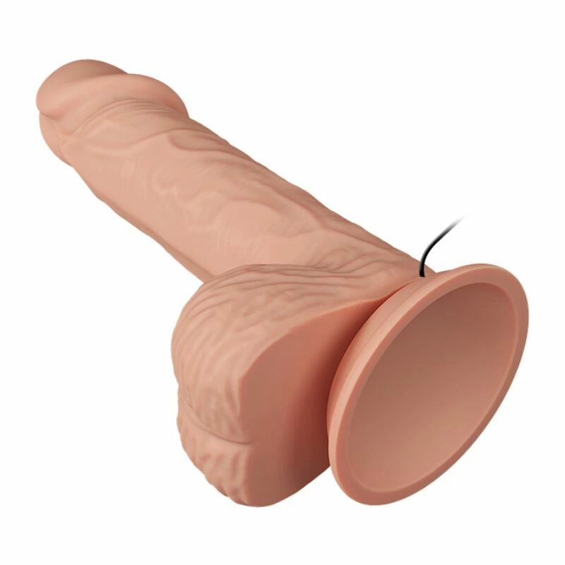 6 cm Naturalny - Model wibrujÄ…cy z przyssawkÄ…