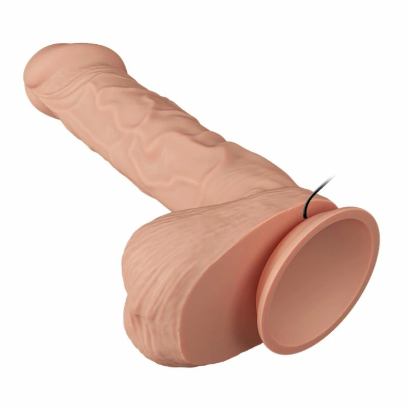 Baile Berqrisi 26 cm Model Wibracyjny Naturalny TPR z PrzyssawkÄ…