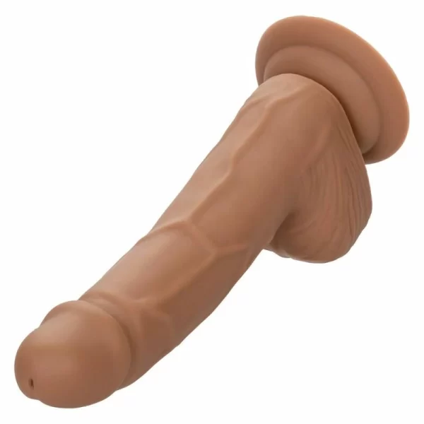 Silicone Studs 15.24 cm Brown Intimate Device with Suction Cup