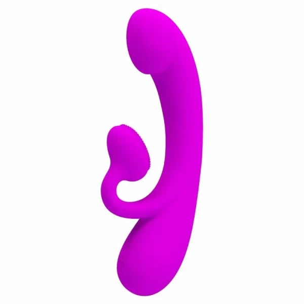 Sincere Intimate Dual Vibrating System Purple Silicone 23cm