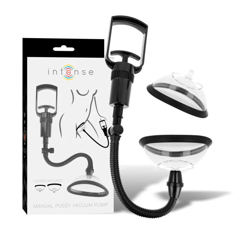 Manual Intimate Pump with Two Interchangeable Cups