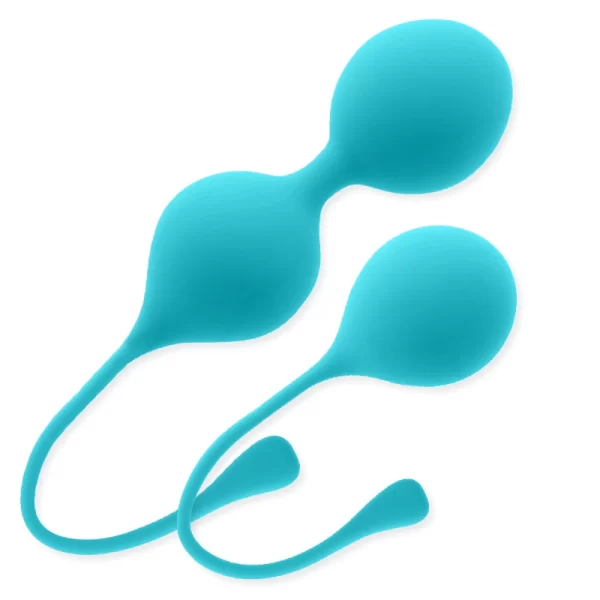Pack Kendall Blue Kegel Training Balls Set - Silicone