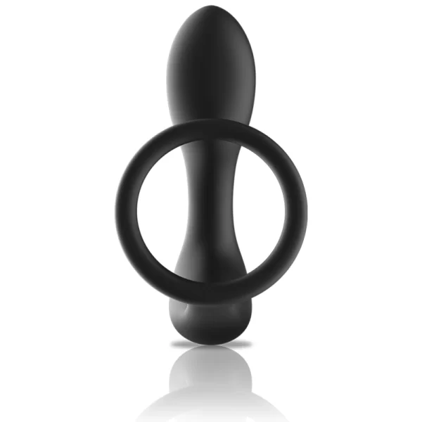 Black&Silver Model BS9229 Masażer zdalny silikonowy czarny
