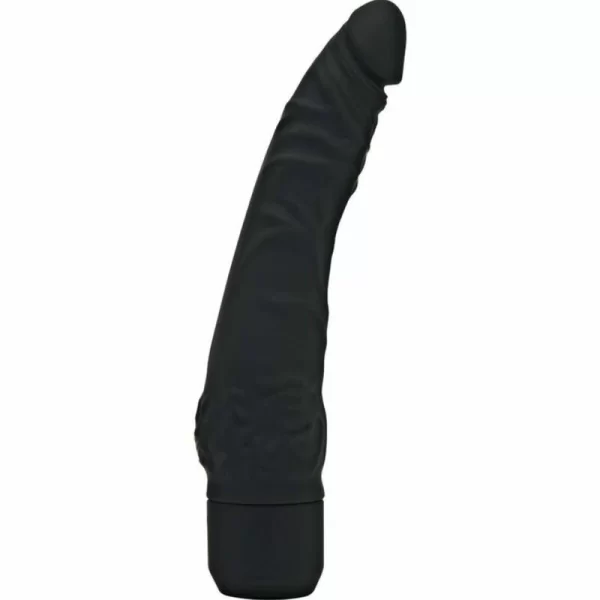 Classic Slim Vibrator Black - Compact Silicone Model with Multispeed System
