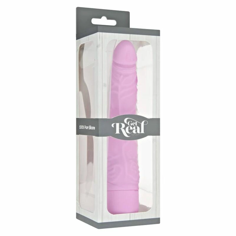 Get Real Classic Slim Pink - SmukÅ‚y model wibrujÄ…cy