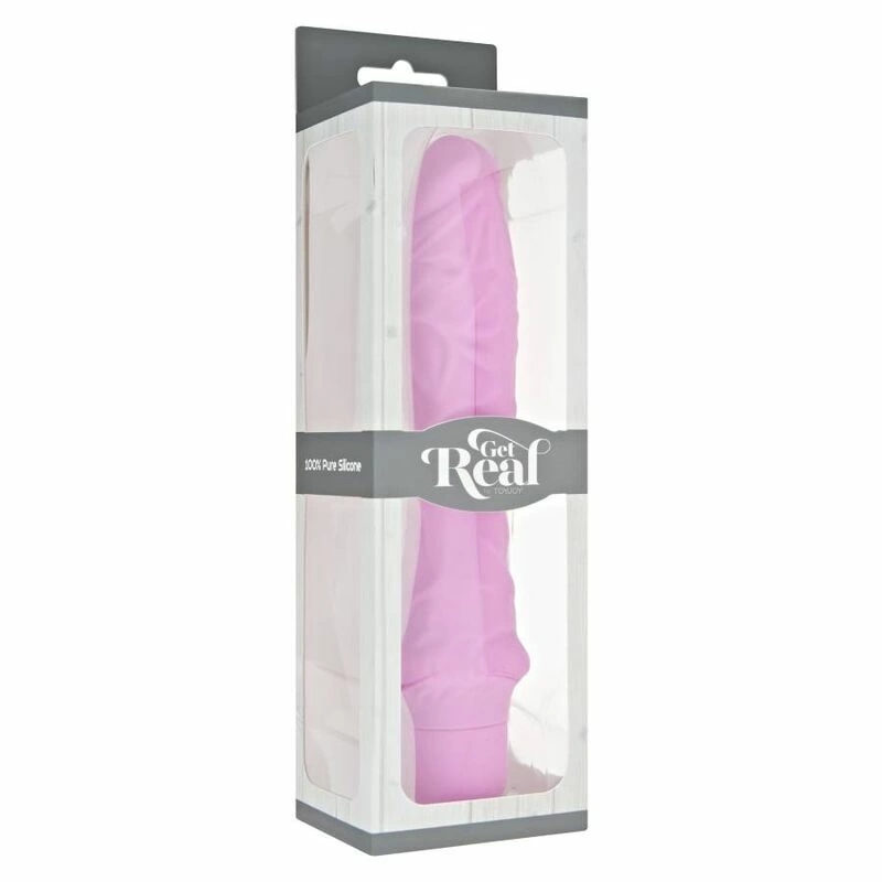Get Real Classic Pink - duÅ¼y silikonowy model z 7 trybami wibracji 24