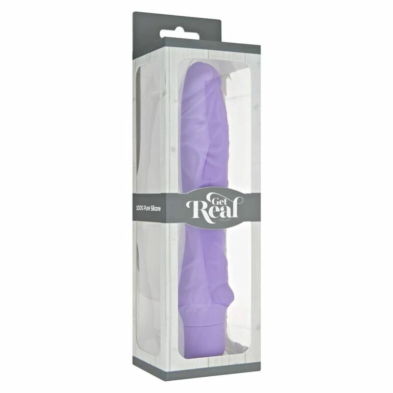 Get Real Fioletowy Model Silikonowy 7 Trybow Wibracji 25 cm