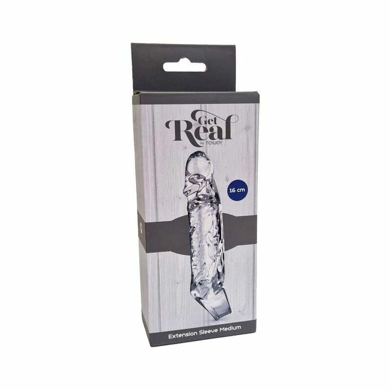 Get Real PrzedÅ‚uÅ¼acz Åšredni Transparentny - Elastyczny RÄ™kaw z TPE
