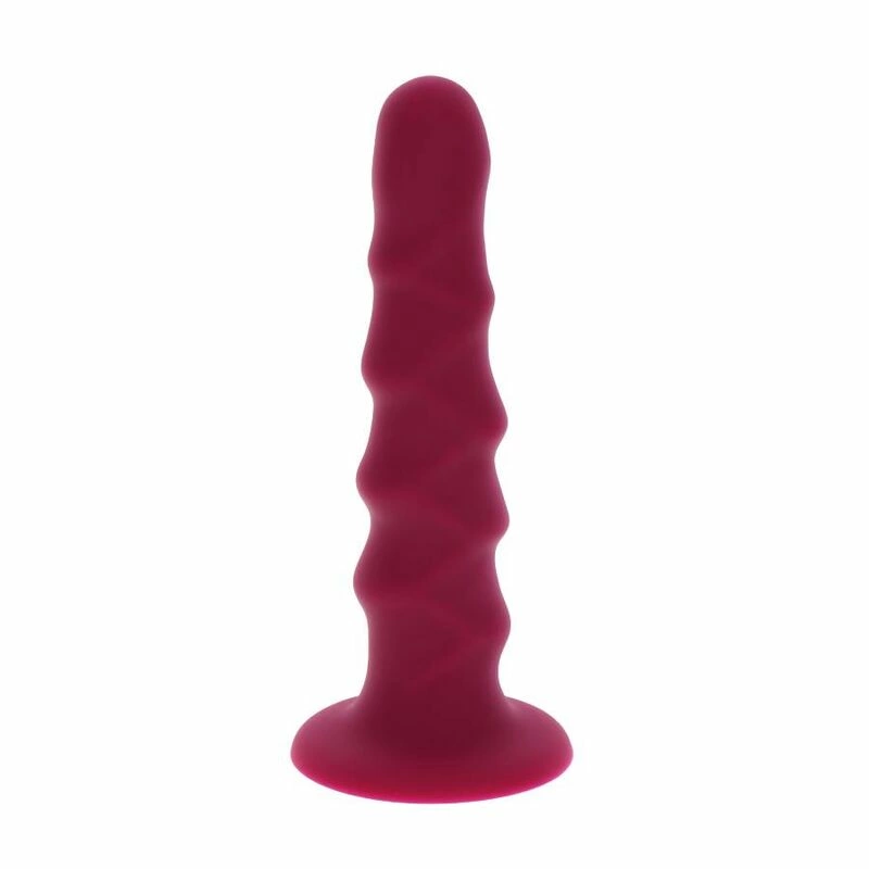Ribbed Model 12 cm Red - Silicone Intimate System