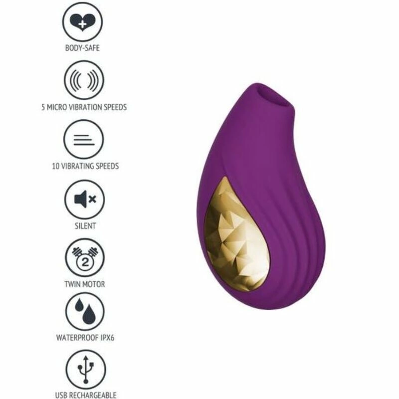 Divine Love Pulse Stimulator Purple - Dual Action Device Divine Love Pulse Stimulator Purple - Dual Action Device