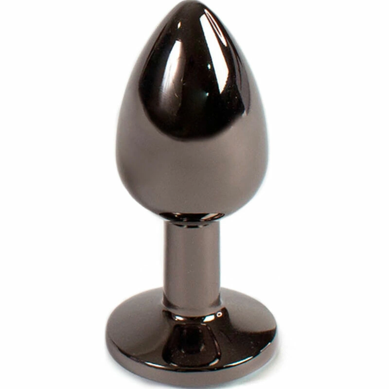 Gunmetal Intimate Metal Plug Small 7cm Decorative Base
