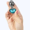 Secret Play Metalowy korek dekoracyjny Blue Heart 7 cm maÅ‚y rozmiar