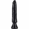 GET REAL Starter Dong 16 cm czarny - anatomiczny model TPE z przyssawkÄ…