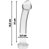 Ibiza Nebula Series Model 11 szklana forma intymna 16cm transparentna