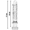 IBIZA Nebula Series Model 12 Transparent Szklana Forma 17 cm/3 IBIZA Nebula Series Model 12 Transparent Szklana Forma 17 cm/3