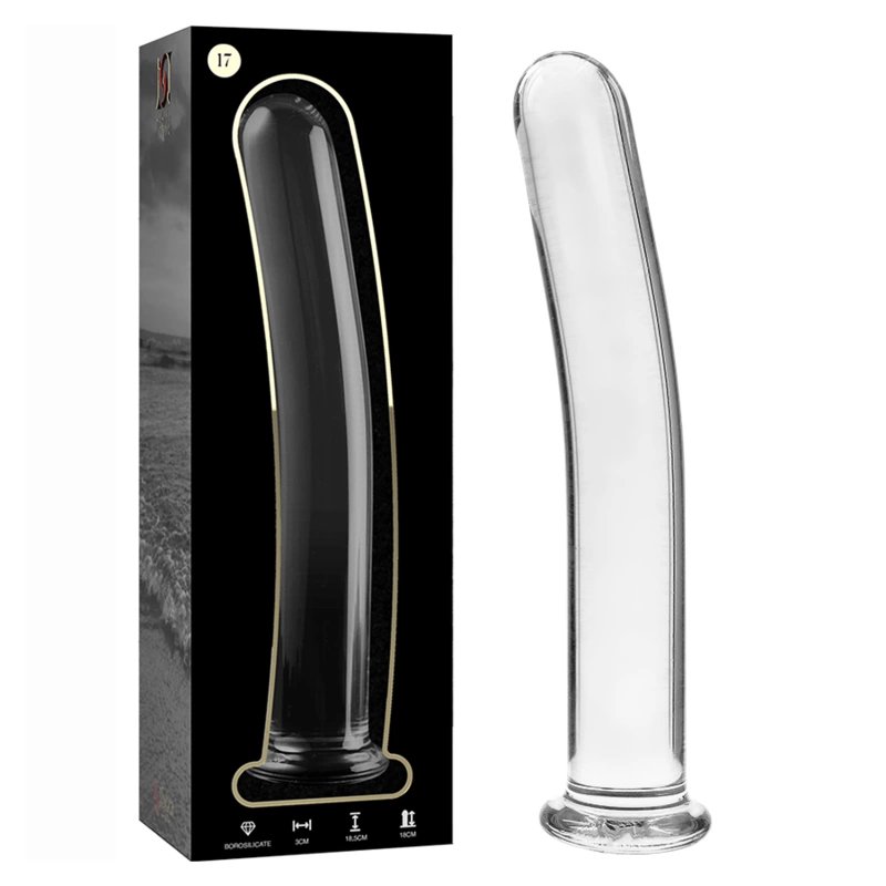 Ibiza Nebula Series Model 17 Intimate Glass Machine Clear 18.5cm