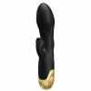 Luxury Black Intimate Device with 18K Gold Plating