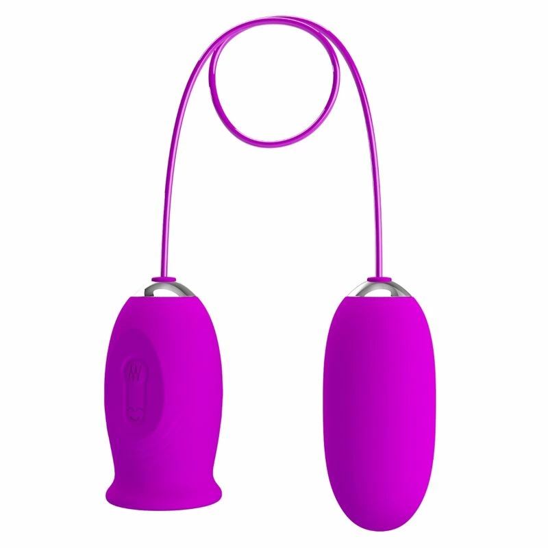 Daisy Dual Egg Rechargeable Device Violet Silicone