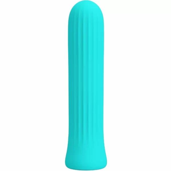 Blanche Blue Flexible Silicone Vibrator 12 Modes USB Rechargeable