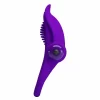Pretty Love VibraRing fioletowy silikonowy pierÅ›cieÅ„ stymulujÄ…cy 10 trybow