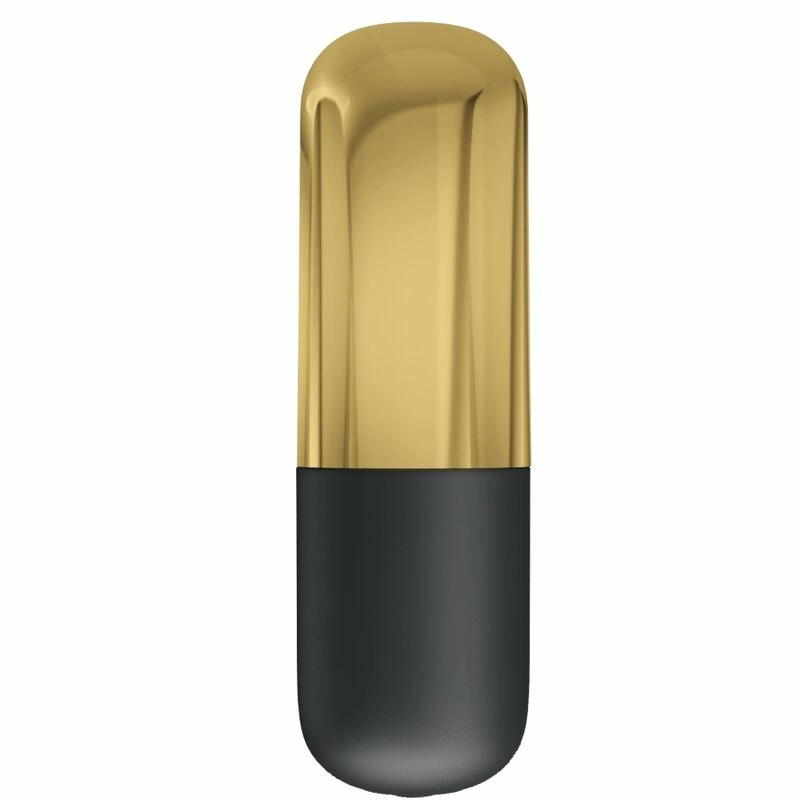 Golden Rechargeable Mini Bullet Massager - 12 Modes
