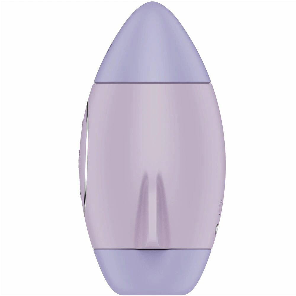 Satisfyer Mission Control Liliowy - Kompaktowe urzÄ…dzenie z podwojnym systemem impulsow