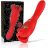 Siena Triple Action Vibrating & Biting Intimate Stimulator Red