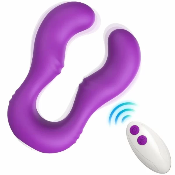Seraph Double Remote Control Vibrator Purple