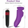 Aurora Vibrator Finger Purple - Ergonomic Silicone