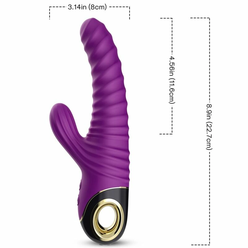 Eternity Vibrator Silicone Purple - Dual Motor