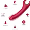 Prince Vibrator & Rotator Red - Flexible Silicone
