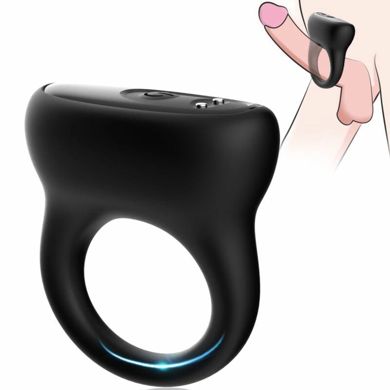 Ring Vibrator Black - 9-Mode Waterproof Silicone Intimate Ring Ring Vibrator Black - 9-Mode Waterproof Silicone Intimate Ring